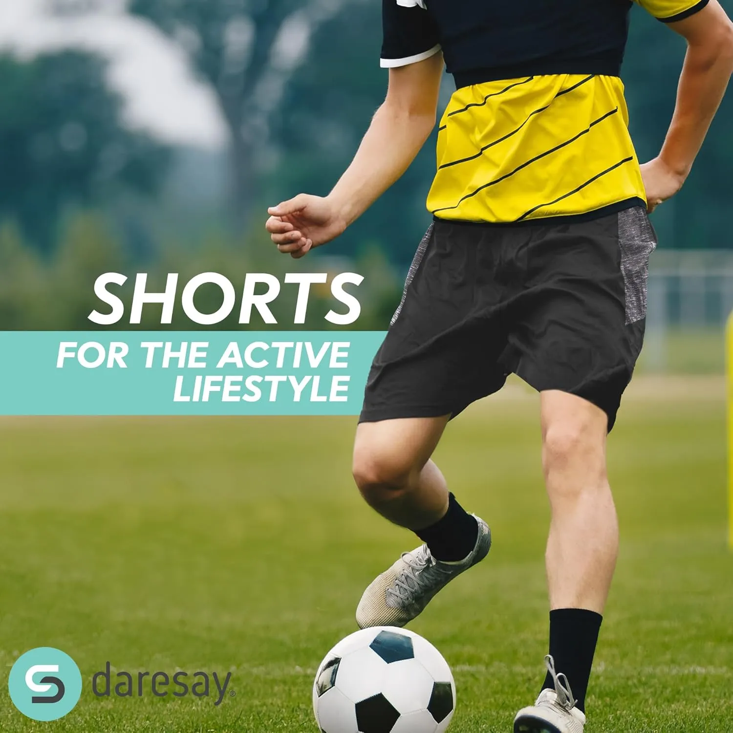 3 Pack Men's Athletic Shorts with Pockets  9-Inch Gym Workout Shorts for Men Basketball Soccer Sports Training Up to 3X