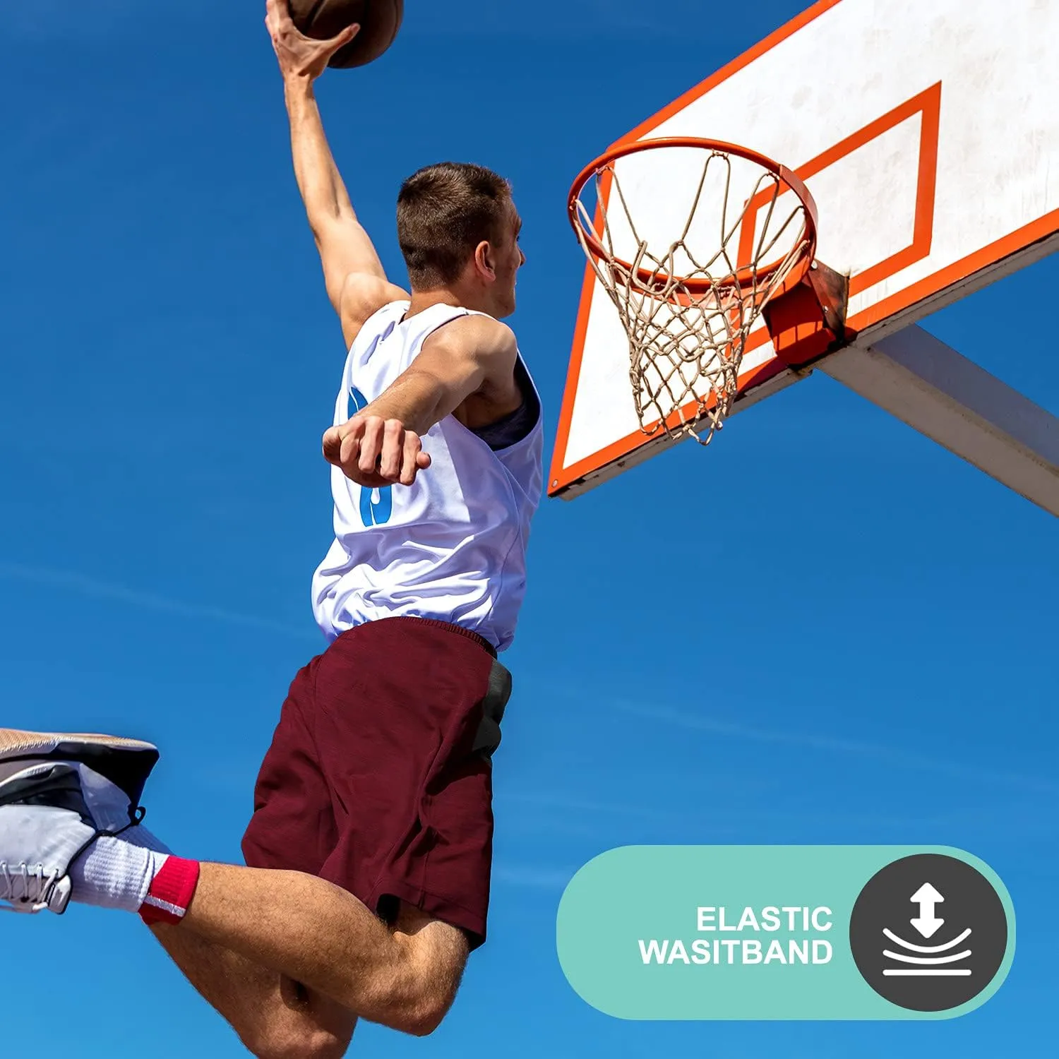 3 Pack Men's Athletic Shorts with Pockets  9-Inch Gym Workout Shorts for Men Basketball Soccer Sports Training Up to 3X