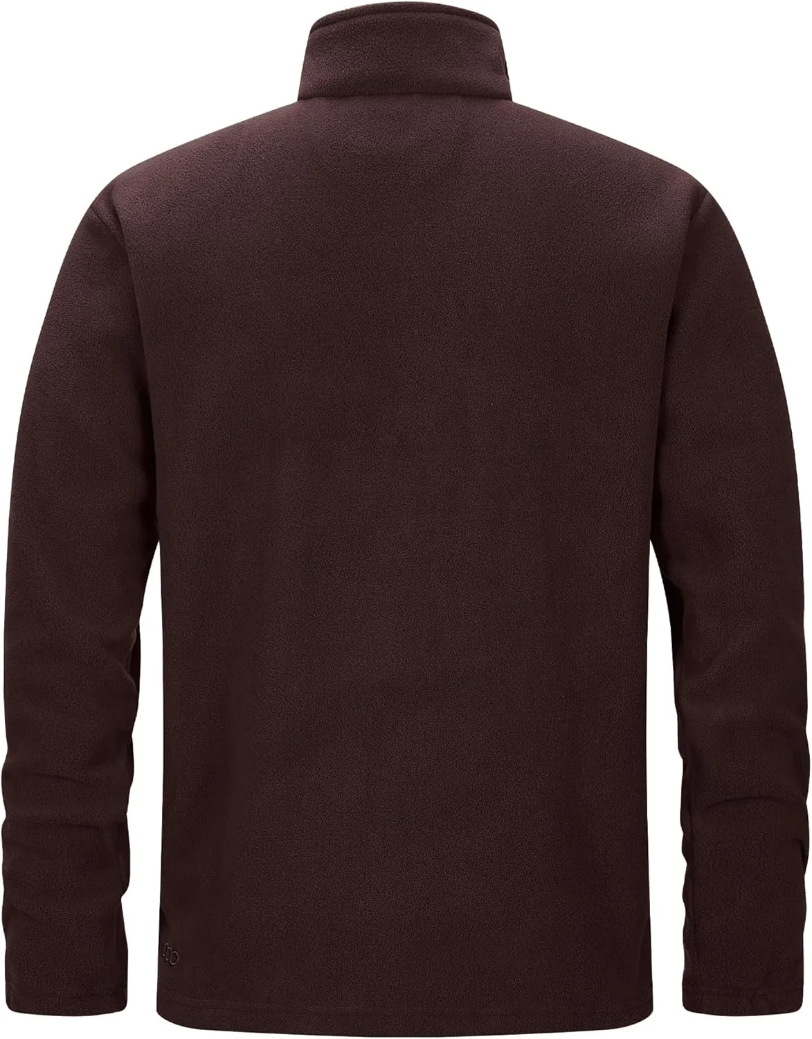 33,000ft Men's Full Zip Fleece Jacket Lightweight Warm Soft Polar Long Sleeve Jackets with Pockets for Winter Hiking Casual