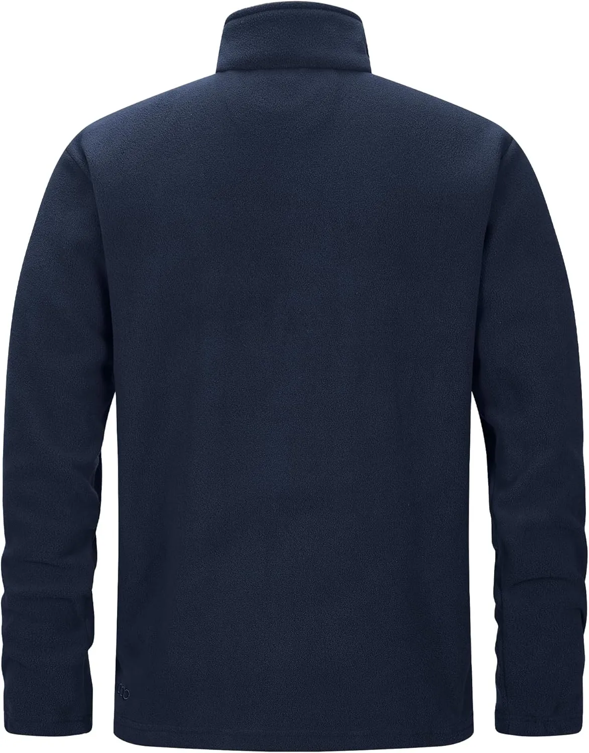 33,000ft Men's Full Zip Fleece Jacket Lightweight Warm Soft Polar Long Sleeve Jackets with Pockets for Winter Hiking Casual