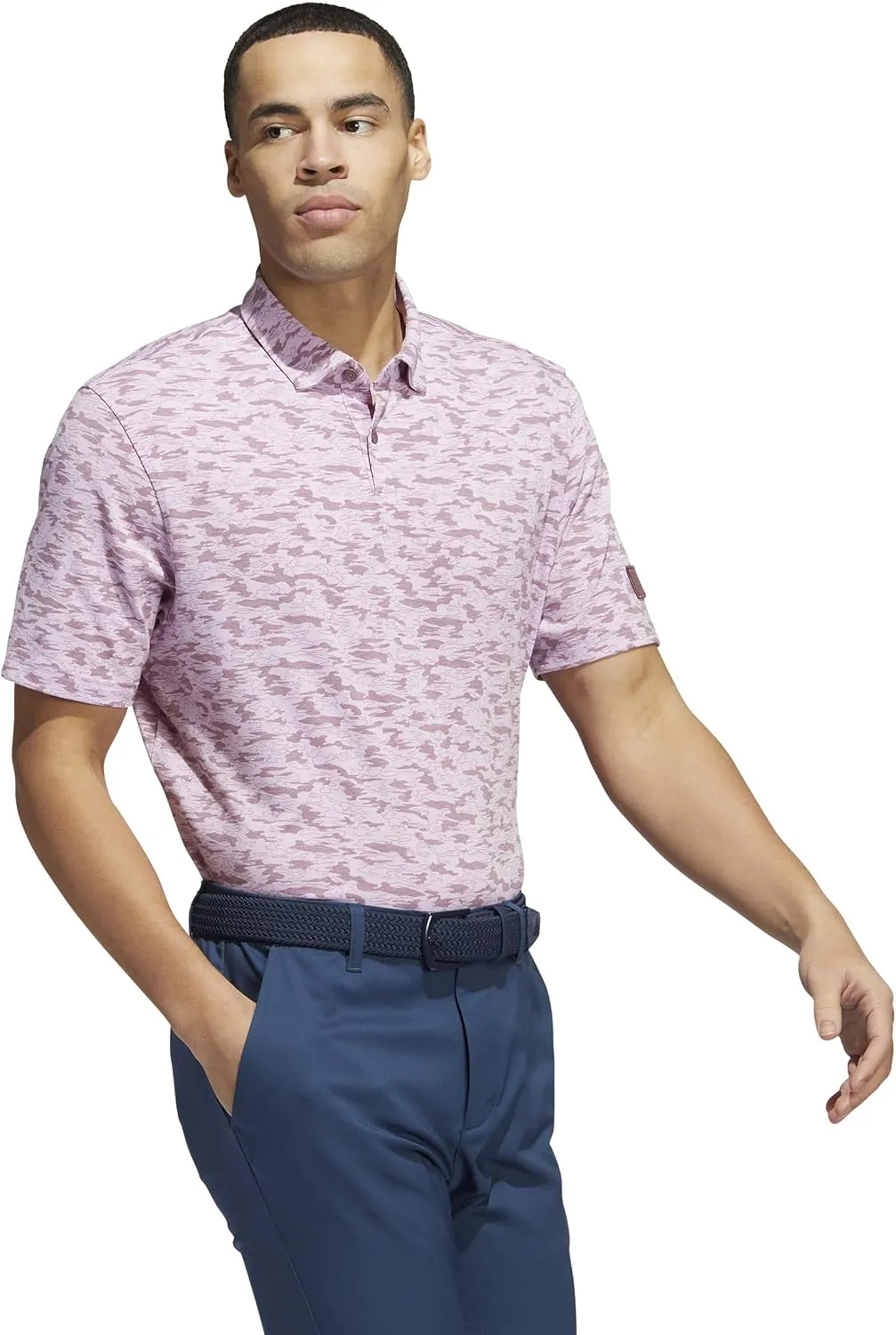 adidas Men's Go-to Camo Print Golf Polo Shirt