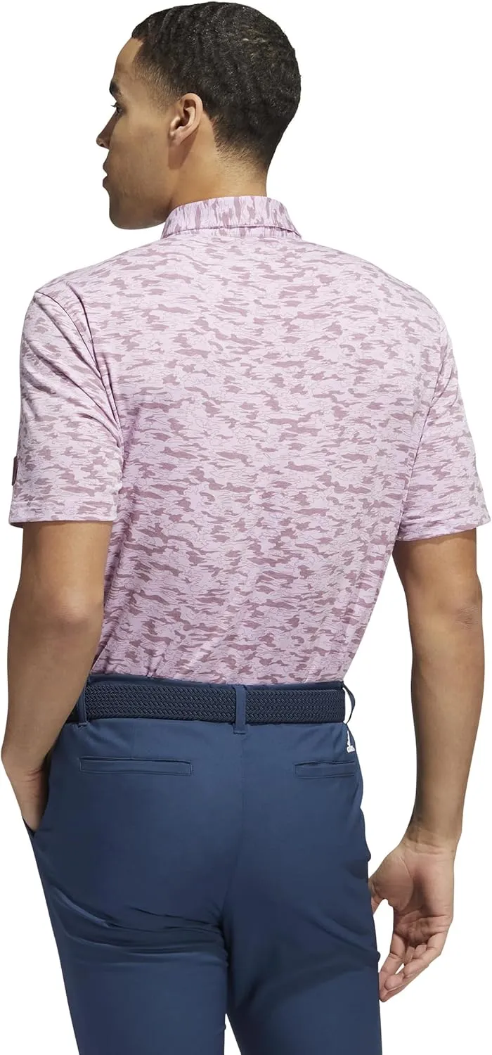 adidas Men's Go-to Camo Print Golf Polo Shirt