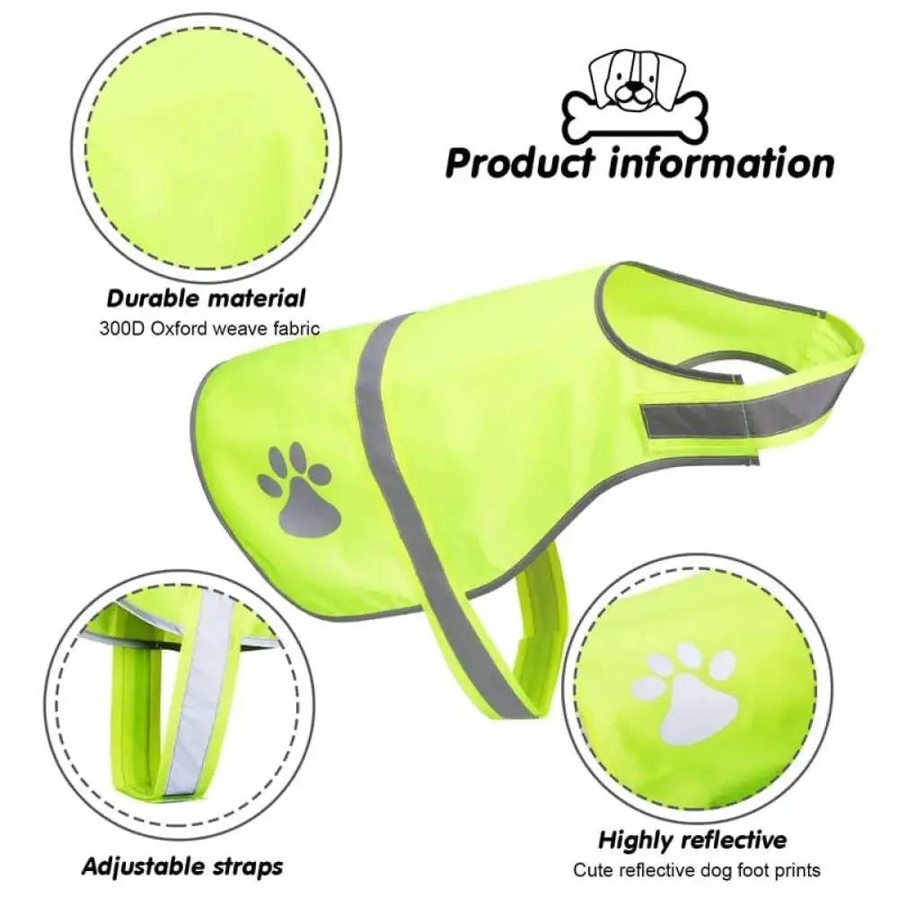 Adjustable Waterproof High Visibility Reflective Dog Vest to Protect your Puppy