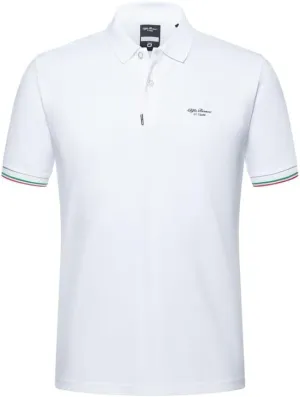 Alfa Romeo Racing F1 Small Logo Pique Polo Shirt