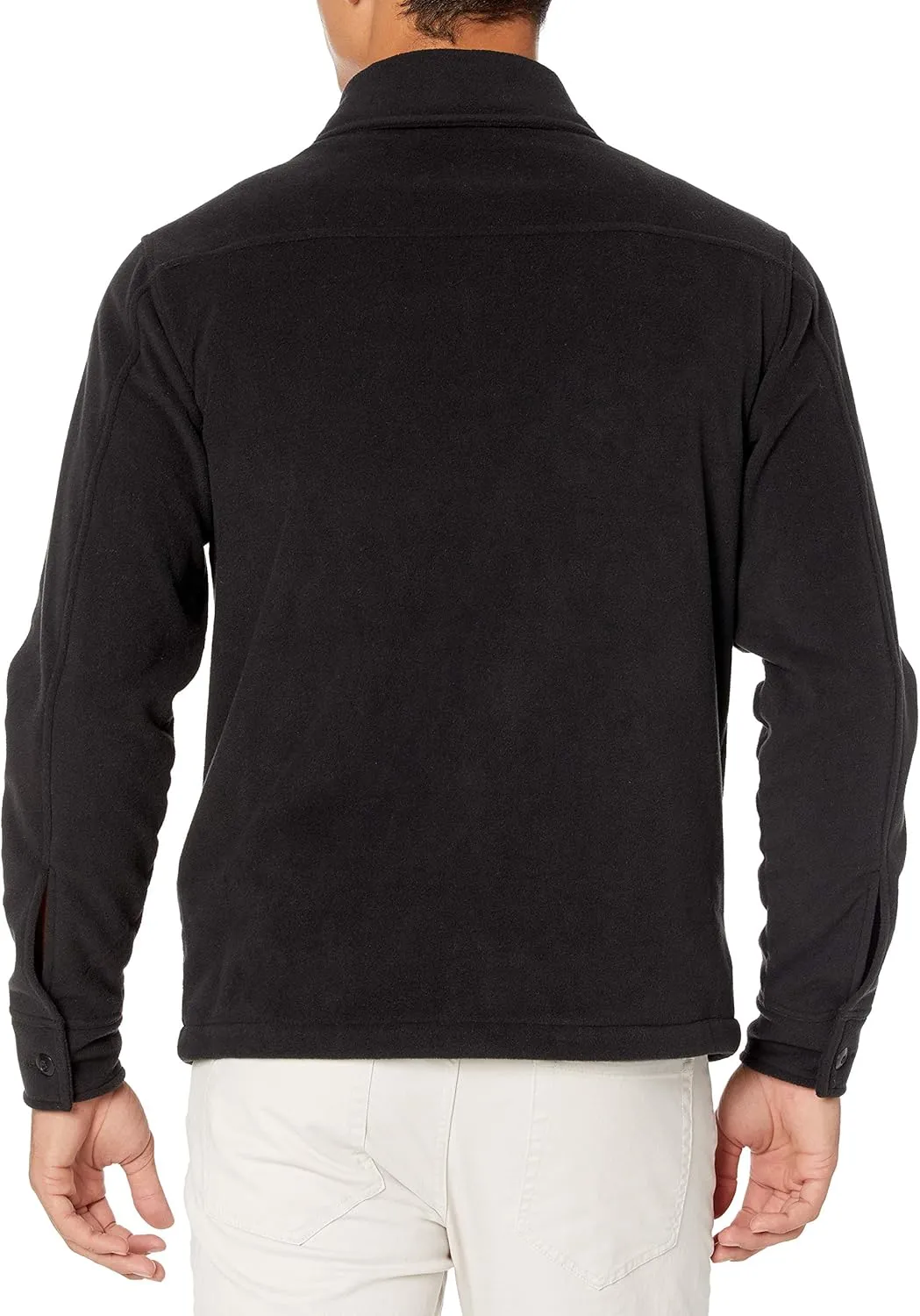 Amazon Essentials Men's Long-Sleeve Polar Fleece Shirt Jacket