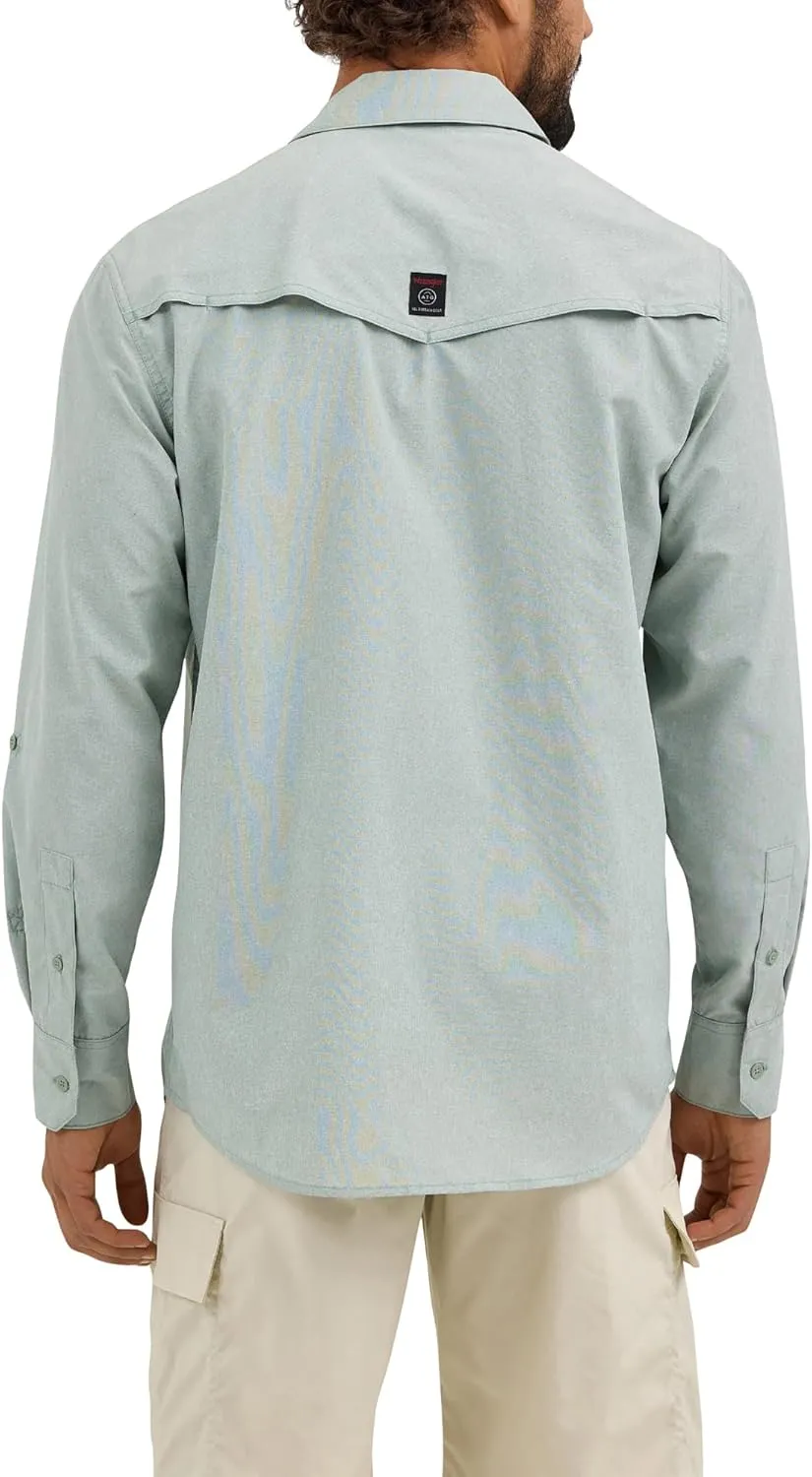 ATG by Wrangler Men's Western Drover Button-Down Shirt