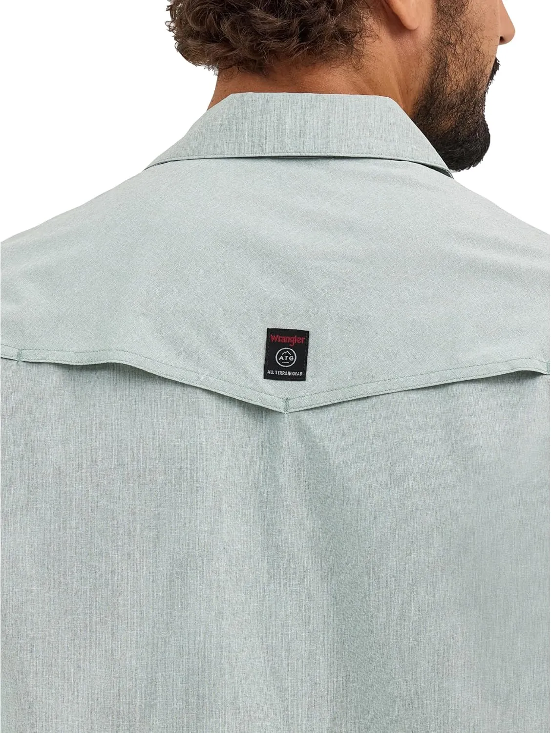 ATG by Wrangler Men's Western Drover Button-Down Shirt