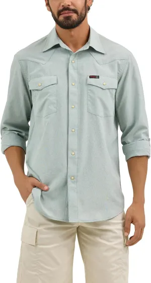 ATG by Wrangler Men's Western Drover Button-Down Shirt