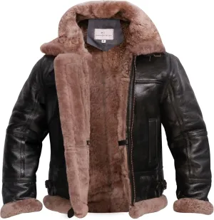 B3 Bomber Jacket Aviator Real Shearling B3 Bomber Jacket Winter