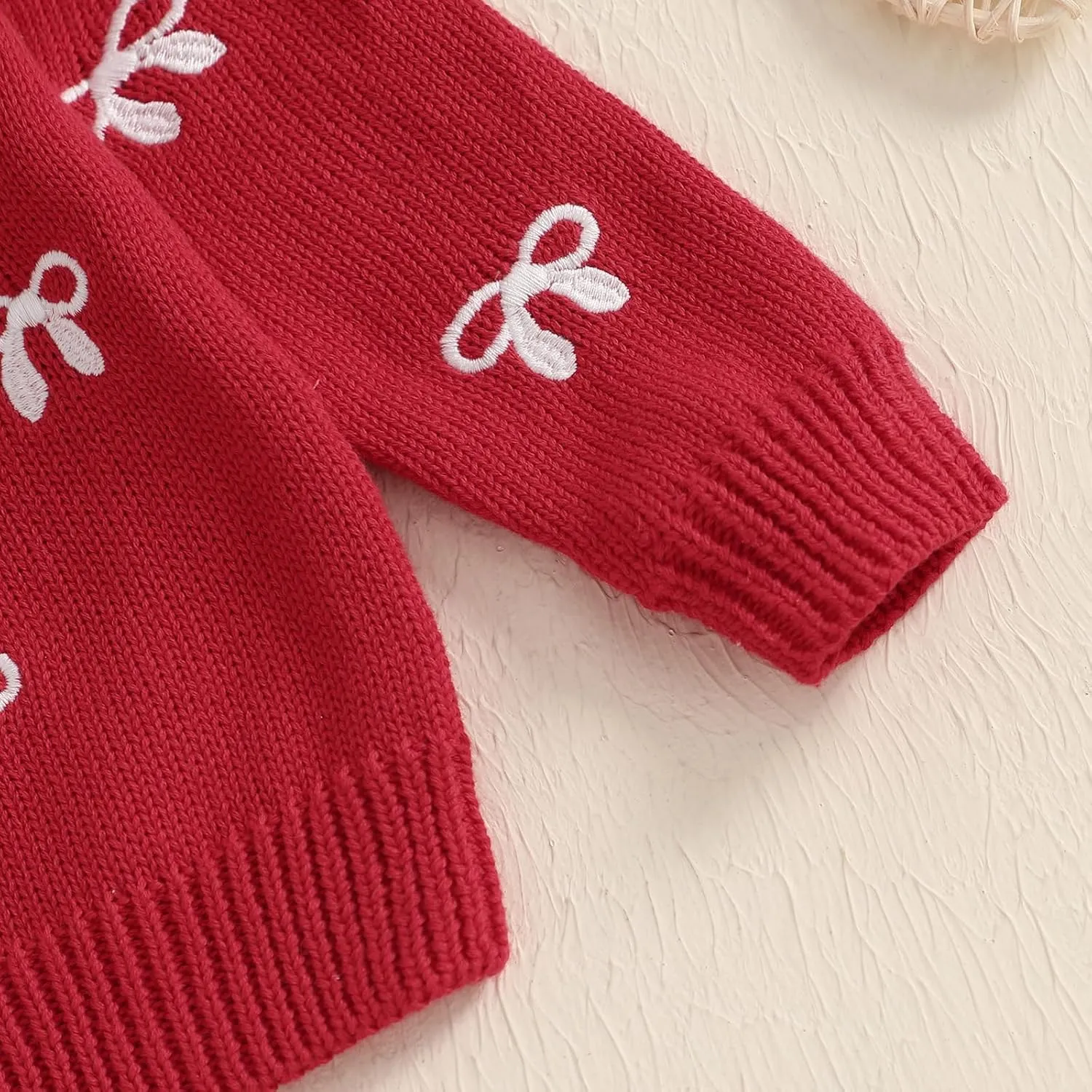 Baby Girl Boy Button Down Hooded Cardigan Winter Warm Sweater Long Sleeve Jumpers Coats Knitted Hoodies Clothes