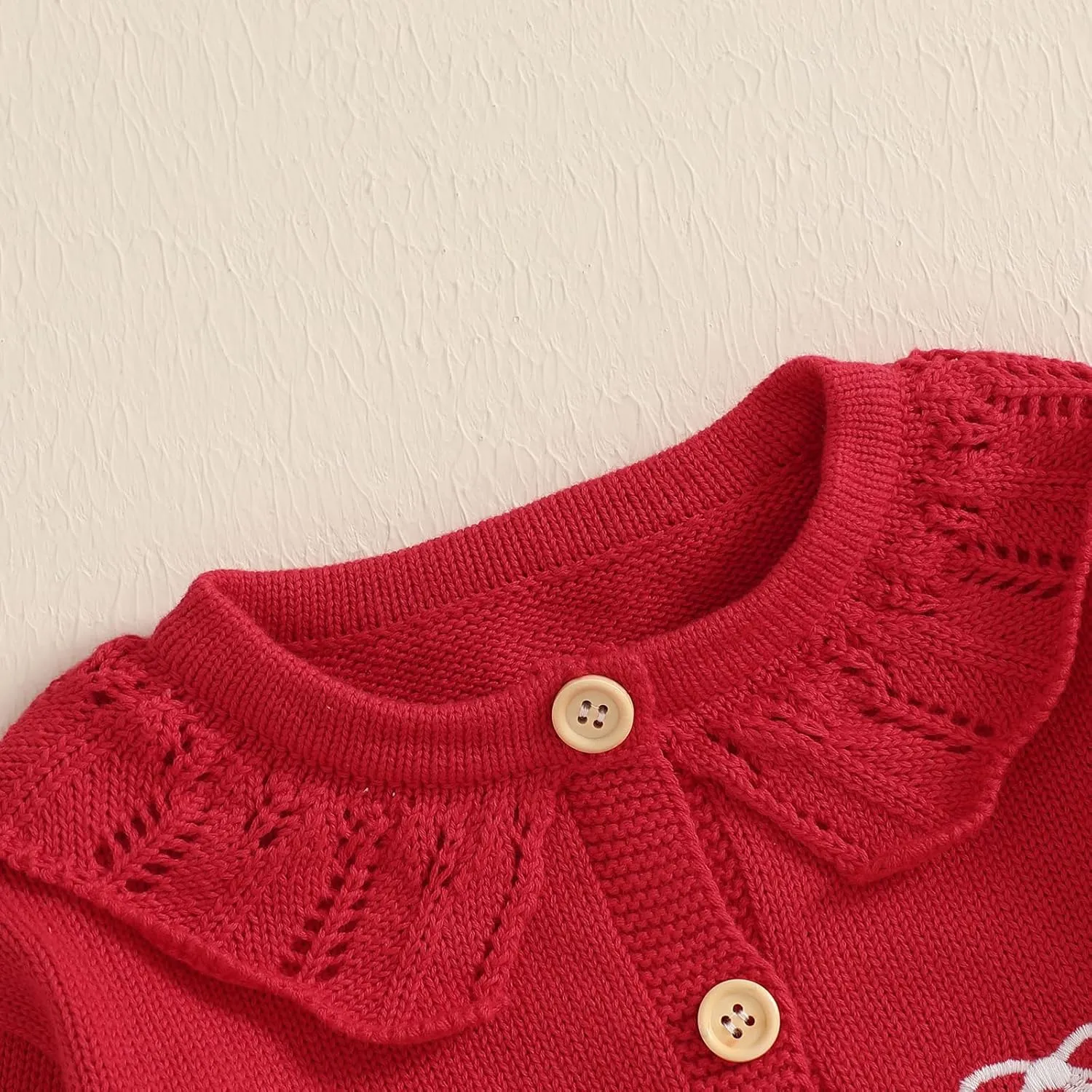 Baby Girl Boy Button Down Hooded Cardigan Winter Warm Sweater Long Sleeve Jumpers Coats Knitted Hoodies Clothes