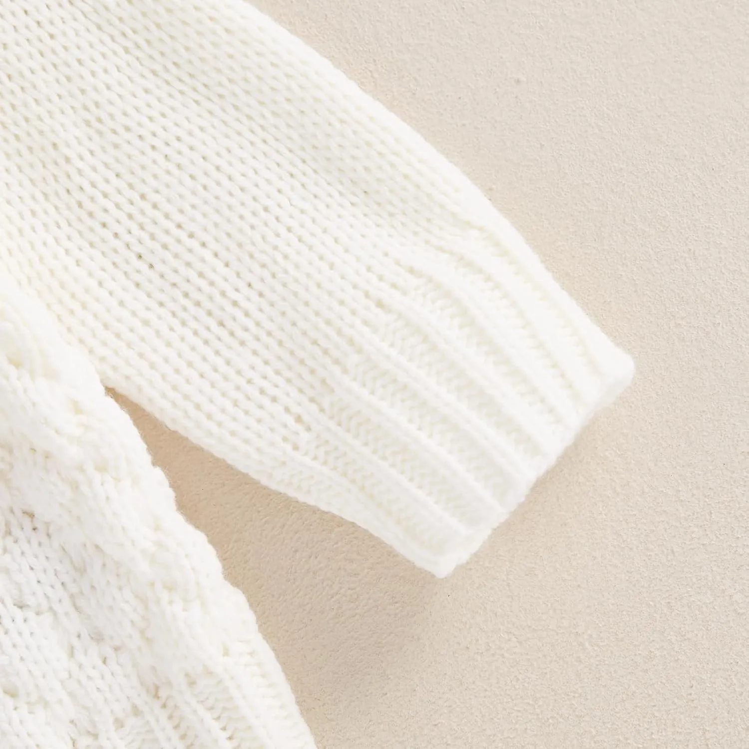 Baby Girl Boy Button Down Hooded Cardigan Winter Warm Sweater Long Sleeve Jumpers Coats Knitted Hoodies Clothes