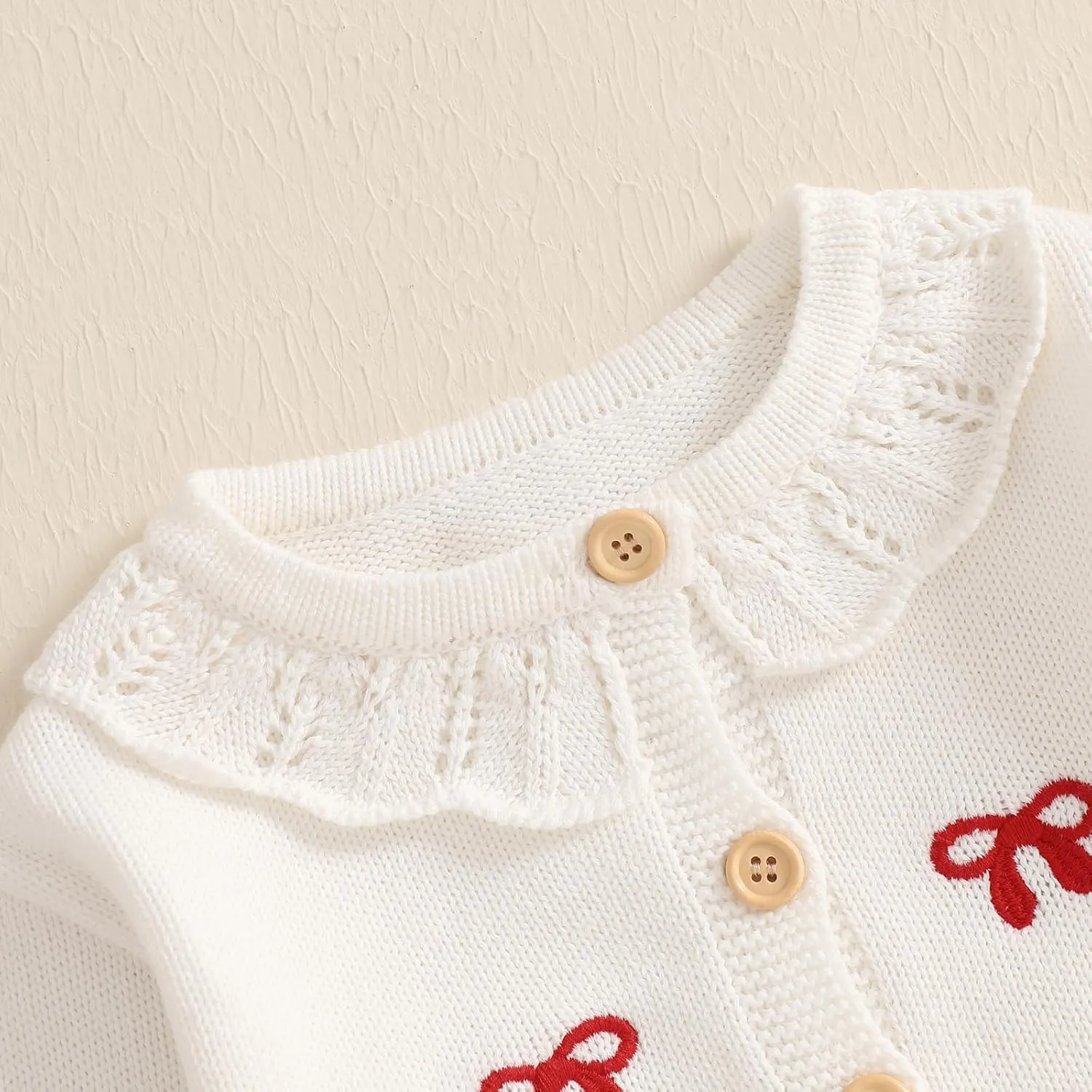 Baby Girl Boy Button Down Hooded Cardigan Winter Warm Sweater Long Sleeve Jumpers Coats Knitted Hoodies Clothes
