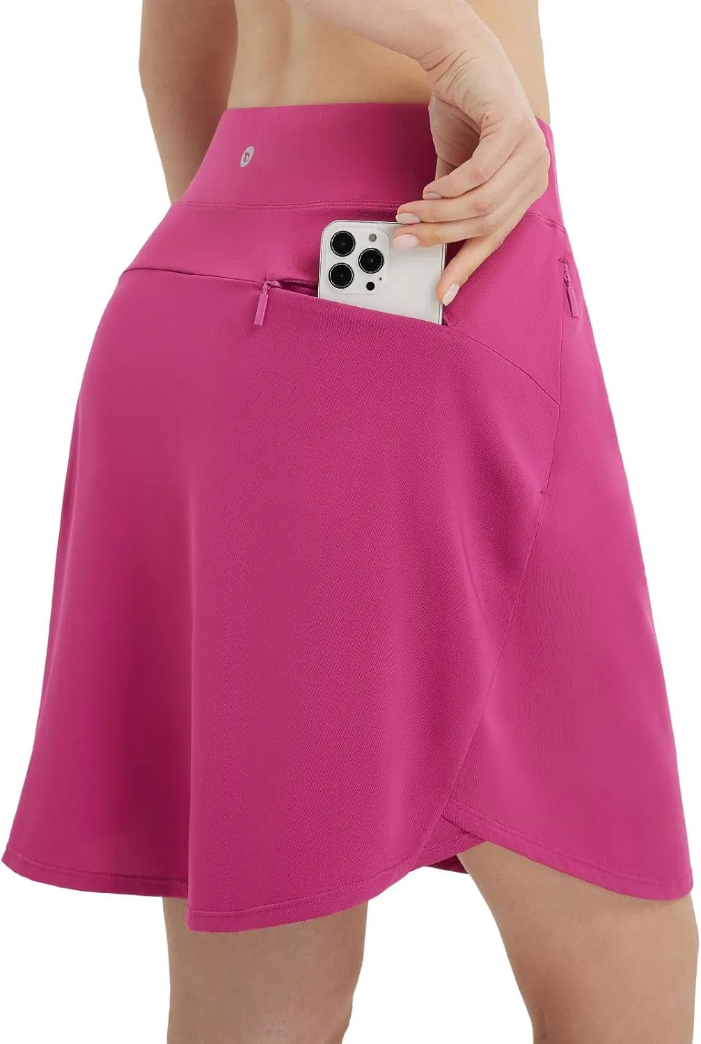 baleaf Skorts for Woman 20" Knee Length Golf Tennis Skirt High Waisted Long Athletic Casual Pockets UPF 50 