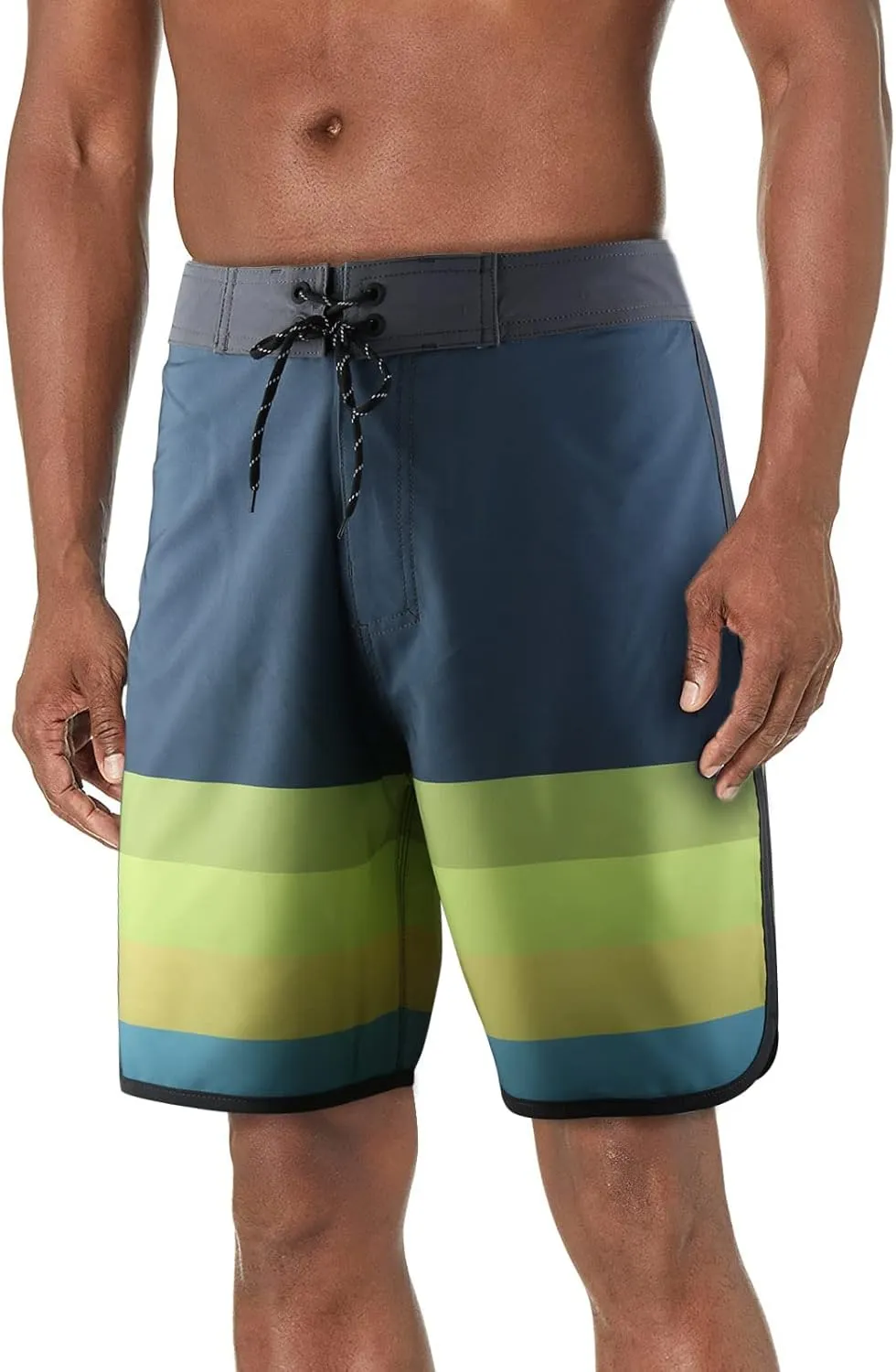 BOOMCOOL Mens Swim Trunks 2 Pcaks Swim Shorts Boardshorts Beach Shorts with Funny Swimwear Bathing Suits for Men