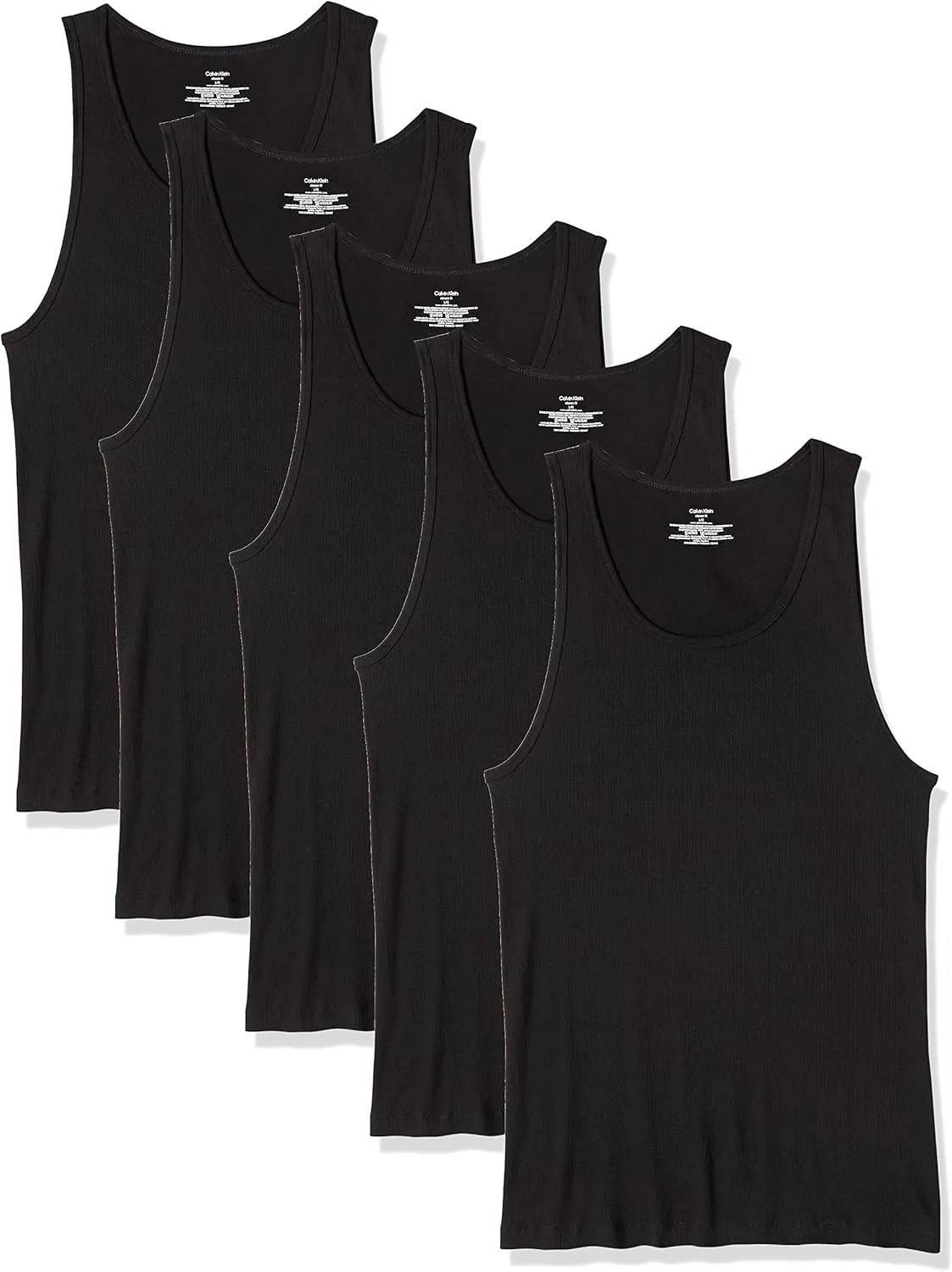 Calvin Klein Men's Cotton Classics 5-Pack Tanks