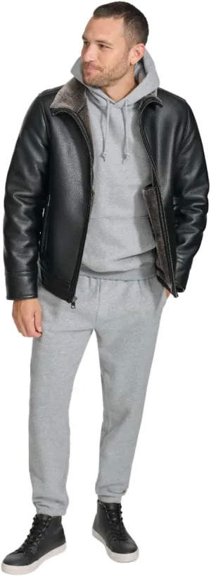 Calvin Klein Men's Everyday Essential Faux Fur Lining Jacket
