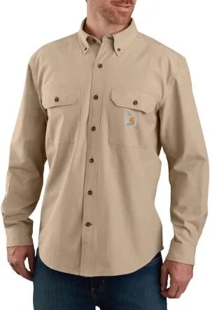 Carhartt Men's Loose Fit Midweight Chambray Long-Sleeve Shirt