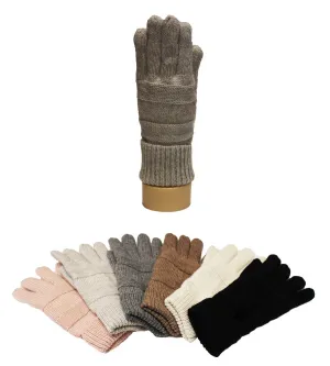 Chunky Knit Winter Gloves-GF1820