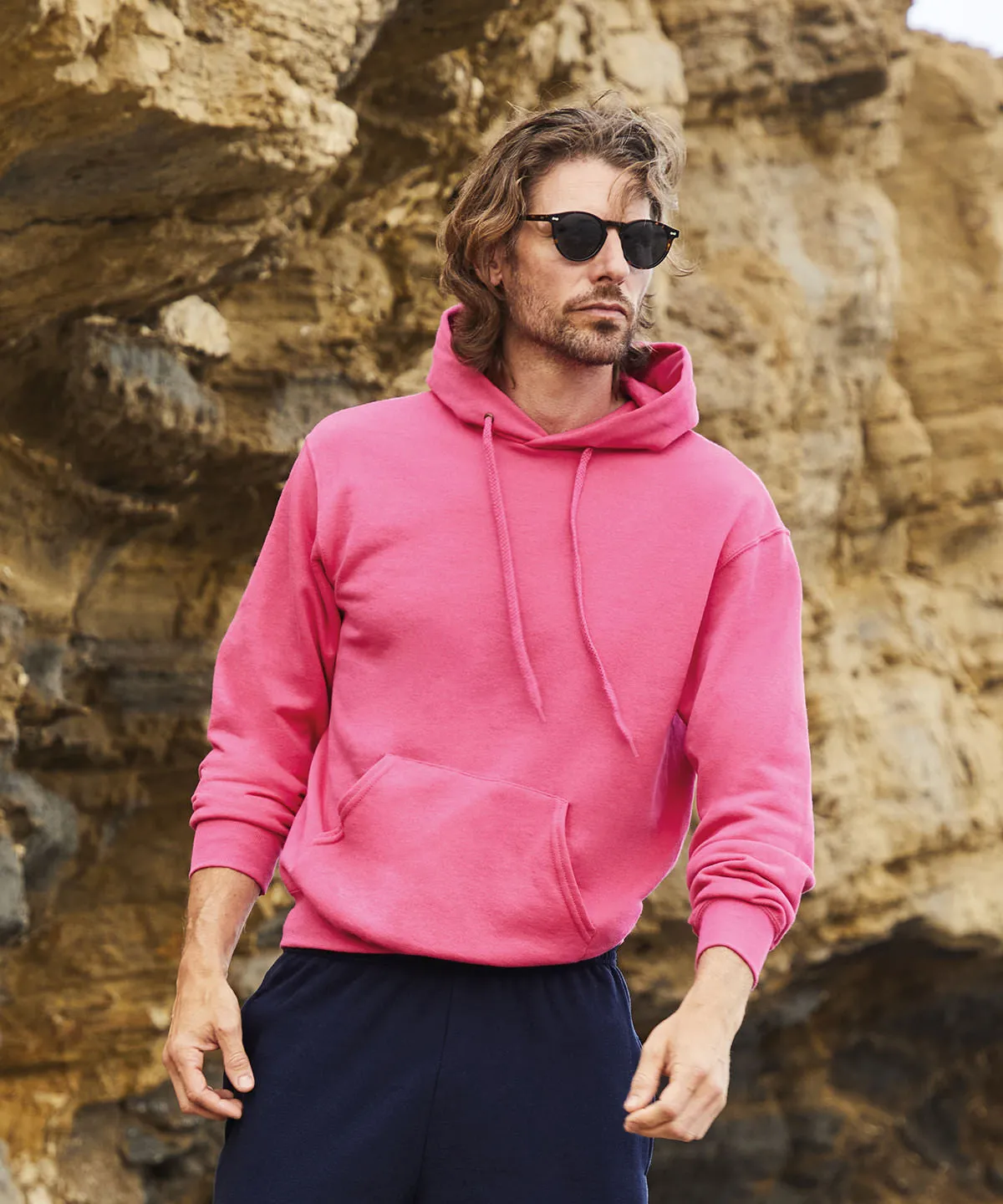 Classic 80/20 hooded sweatshirt | Azure Blue