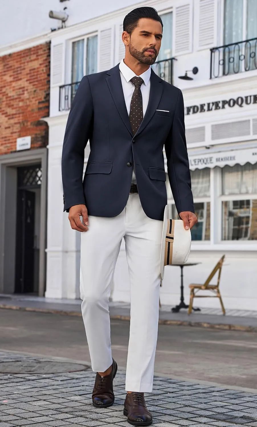 COOFANDY Men's Blazer Business Suit Jacket Slim Fit Two Button Casual Sport Coats