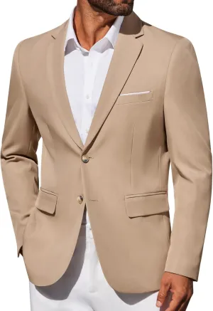 COOFANDY Men's Blazer Business Suit Jacket Slim Fit Two Button Casual Sport Coats