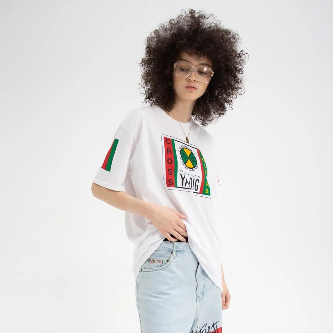CROSS COLOURS Urban Retro 1990's Vintage | T-Shirt
