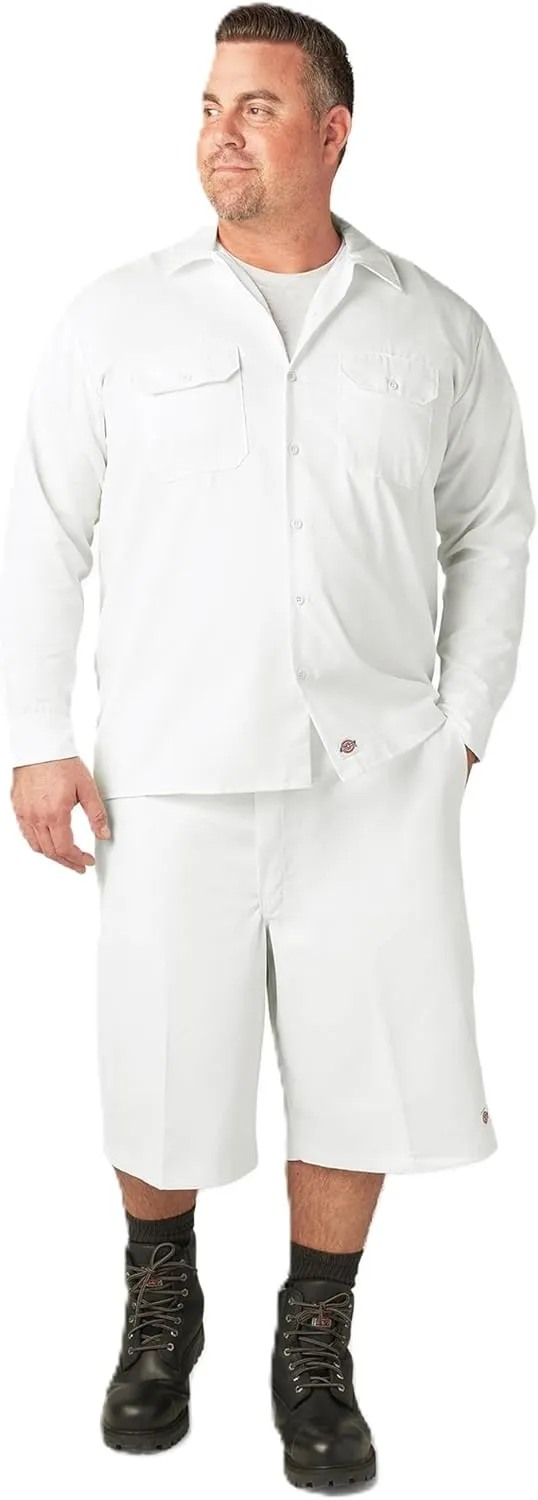 Dickies Men's Big and Tall Long Sleeve Work Shirt