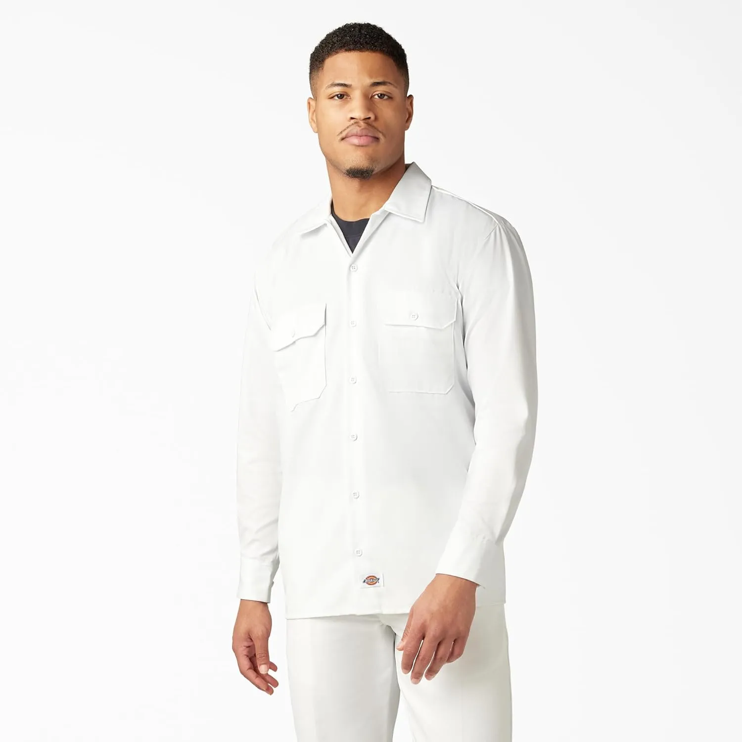 Dickies Men's Big and Tall Long Sleeve Work Shirt