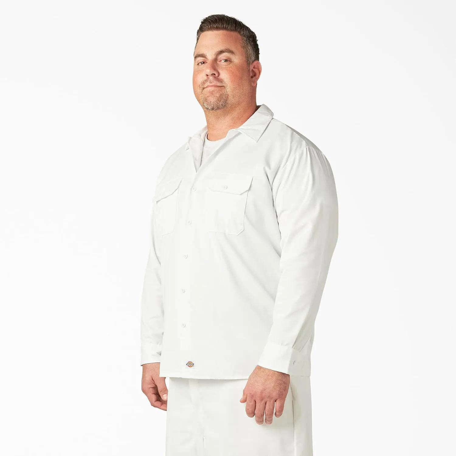 Dickies Men's Big and Tall Long Sleeve Work Shirt