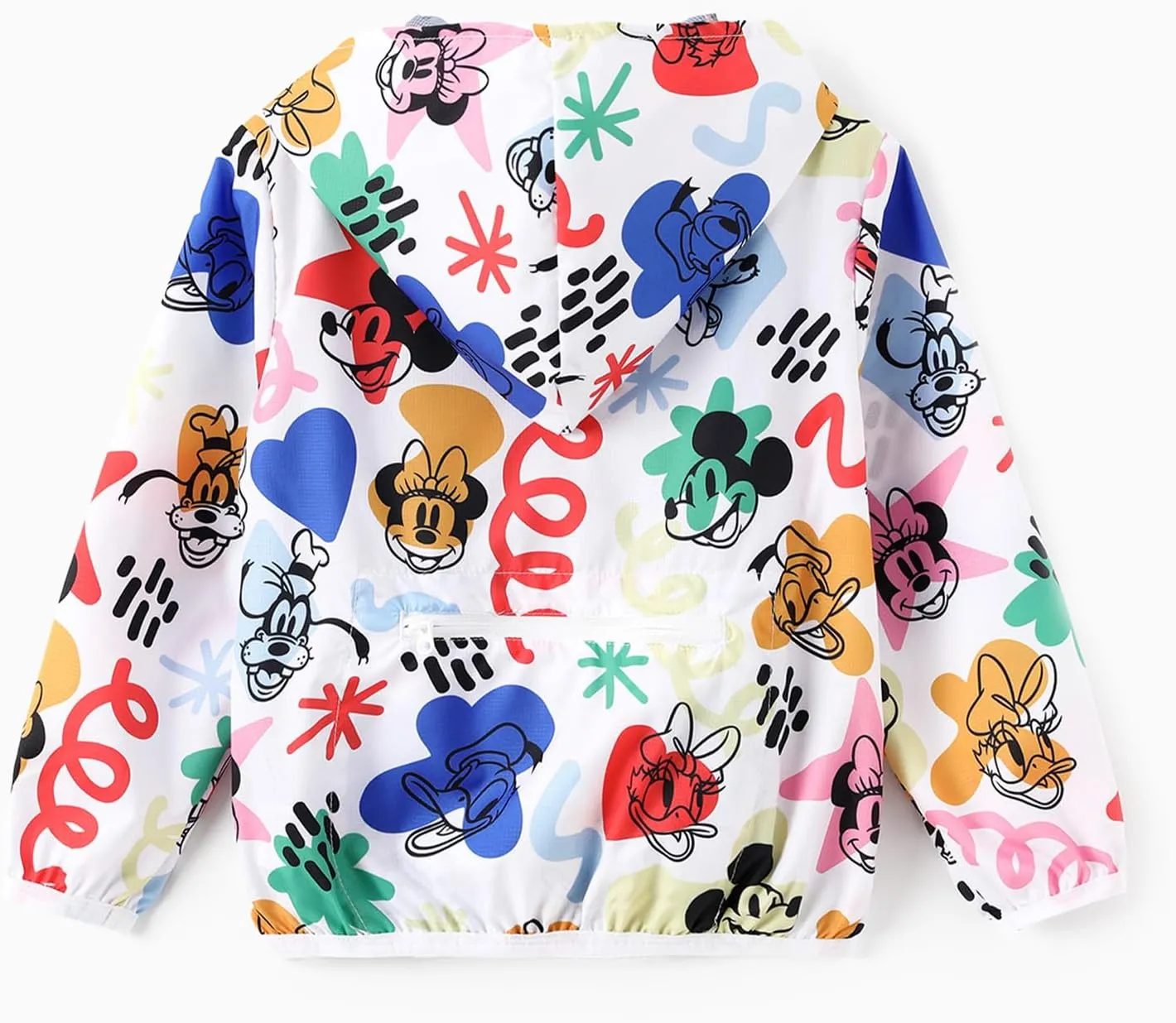Disney Minnie Mouse Mickey Mouse Stitch Kids Varsity Bomber Jacket Lightweight Button-up Sweatshirt Toddler-Big Kids