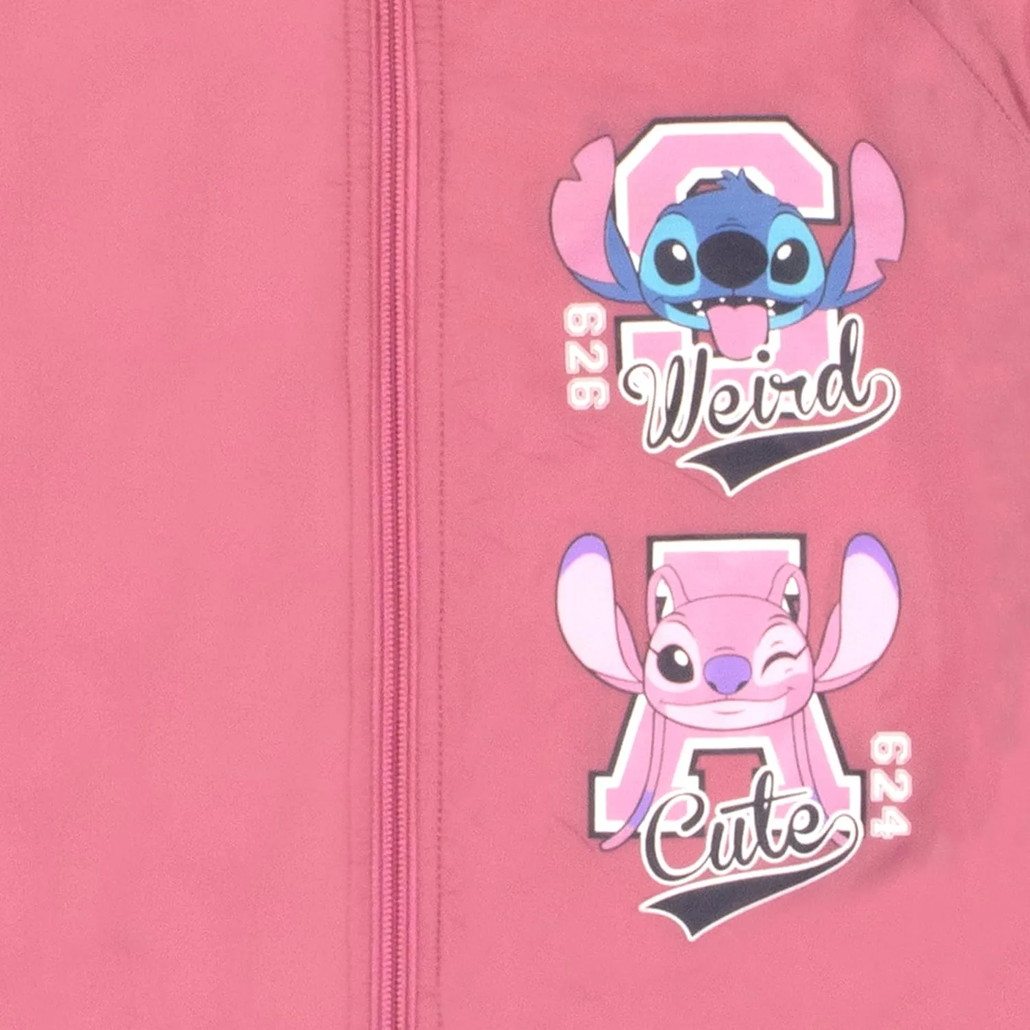 Disney Princess, Lilo and Stitch Windbreaker Jacket Kids Rain Jacket for Big and Little Kids Lightweight Girls Rain Jacket