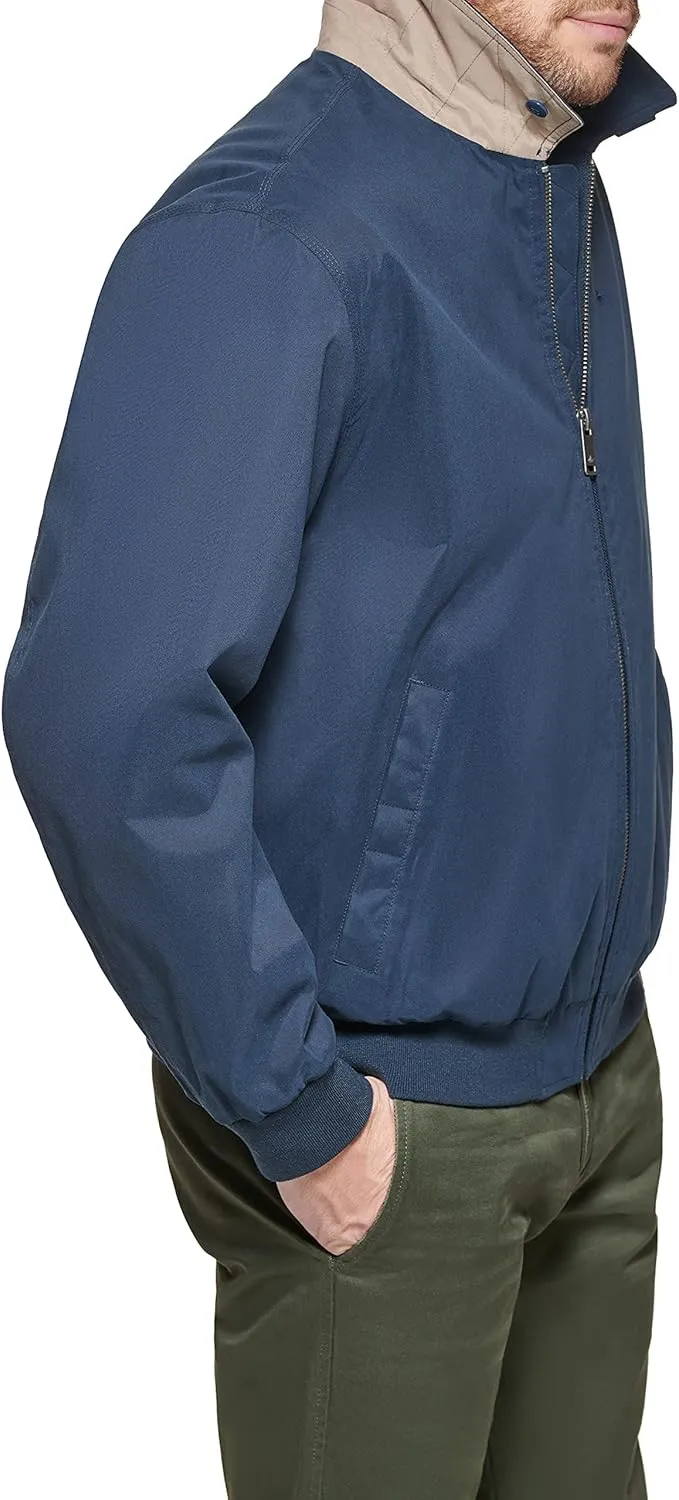Dockers Men's Micro Twill Golf Bomber Jacket (Standard and Big & Tall)