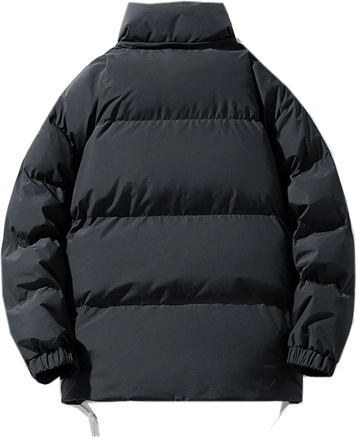 Down Cotton Coat for Men, Winter Warm Padded Jacket, Thickened, Couple Outerwear