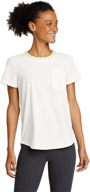 Eddie Bauer Women's Departure Short-Sleeve Pocket T-Shirt