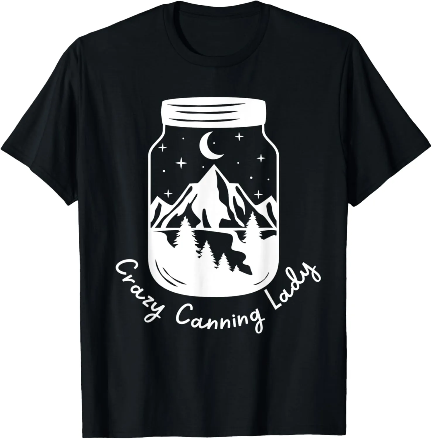 Funny Crazy Canning Lady Natural Organic Foods T-Shirt