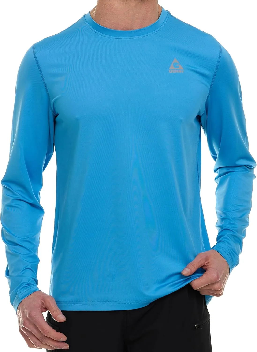 Gerry Rash Guard for Men, Long Sleeve Mens Swim Shirt, Fishing Hiking UPF  50 UV Protection
