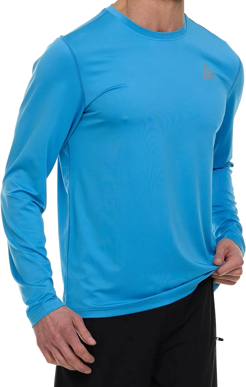 Gerry Rash Guard for Men, Long Sleeve Mens Swim Shirt, Fishing Hiking UPF  50 UV Protection