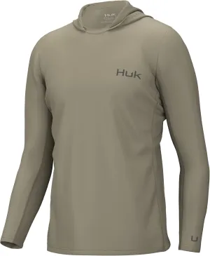 HUK Men's Icon Hoodie, Fishing Shirt with Sun Protection