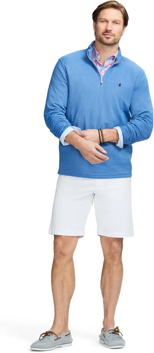 IZOD Men's Performance Comfort Quarter Zip Long Sleeve Shirt