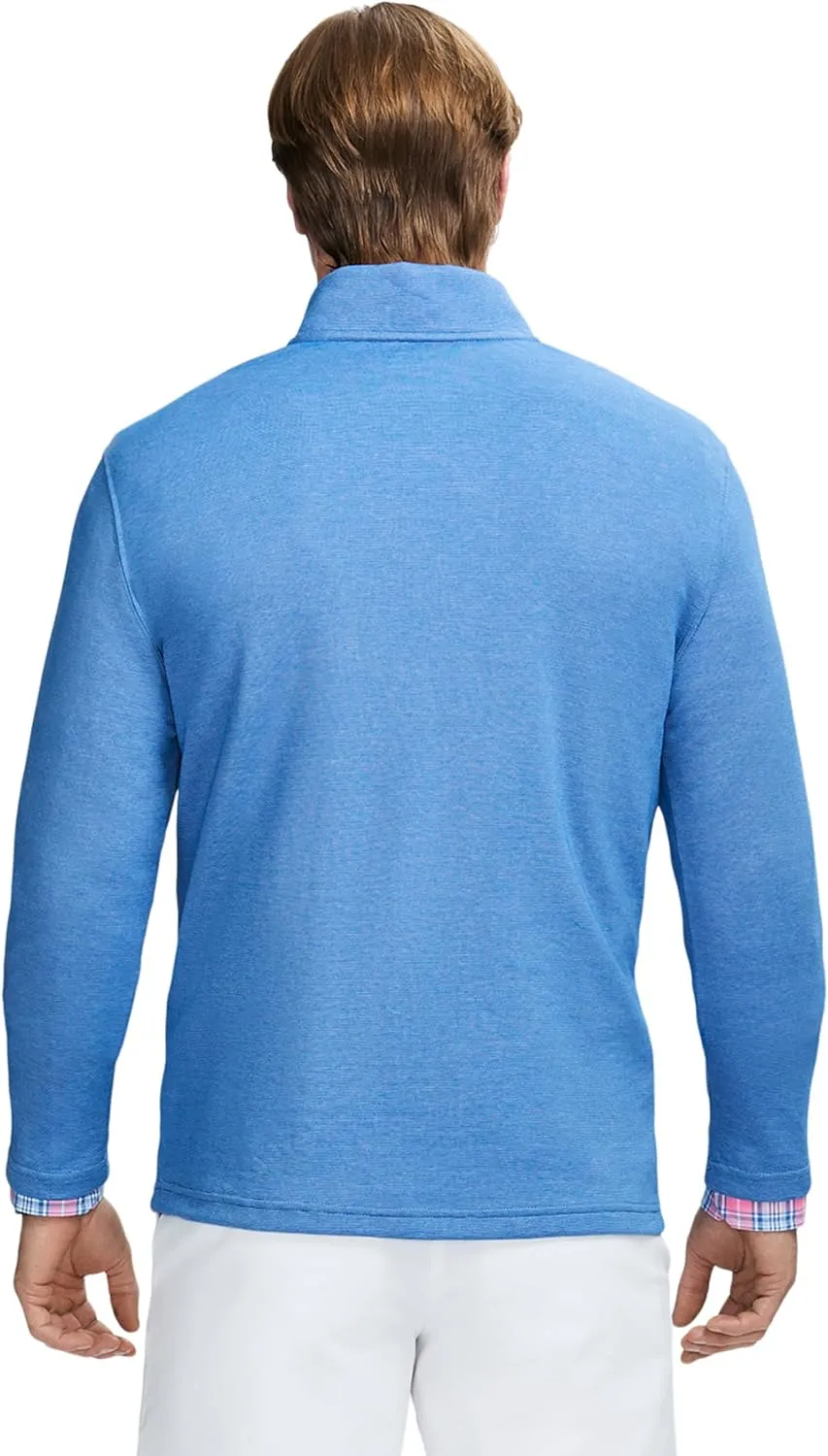 IZOD Men's Performance Comfort Quarter Zip Long Sleeve Shirt