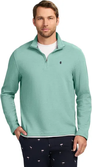 IZOD Men's Performance Comfort Quarter Zip Long Sleeve Shirt