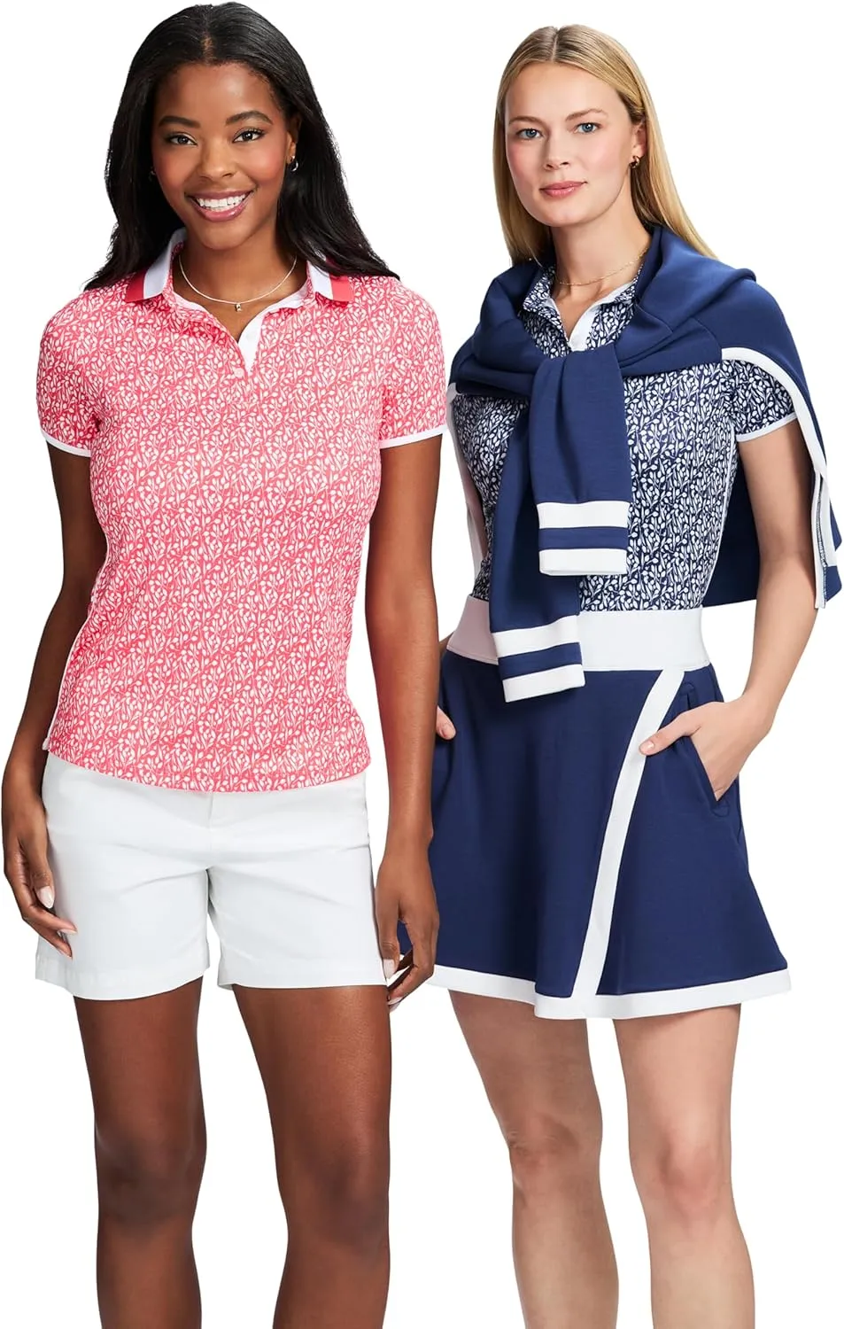 IZOD Women's Shirt Performance Stretch Golf Collared Short Sleeve