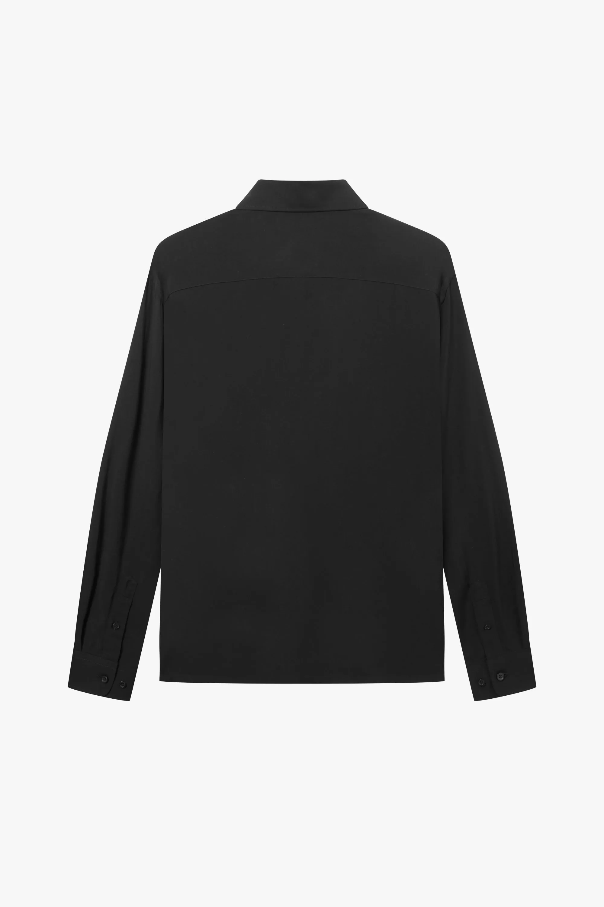 Jet Black Long Sleeve Shirt