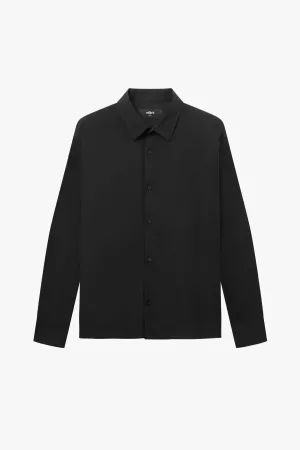 Jet Black Long Sleeve Shirt