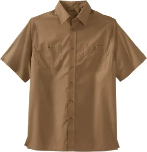 KingSize Men's Big & Tall Short-Sleeve Pocket Sport Shirt