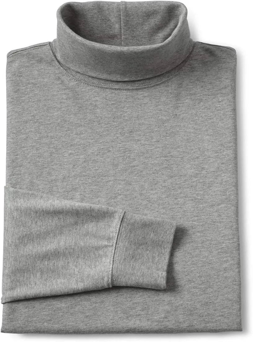 Lands' End Men's Super-T Cotton-Blend Turtleneck Shirt