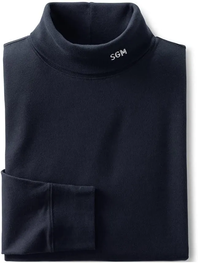 Lands' End Men's Super-T Cotton-Blend Turtleneck Shirt