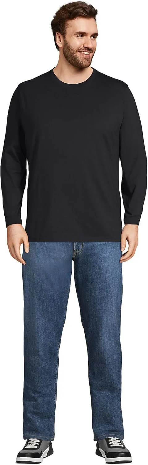 Lands' End Men's Super-T Long Sleeve T-Shirt