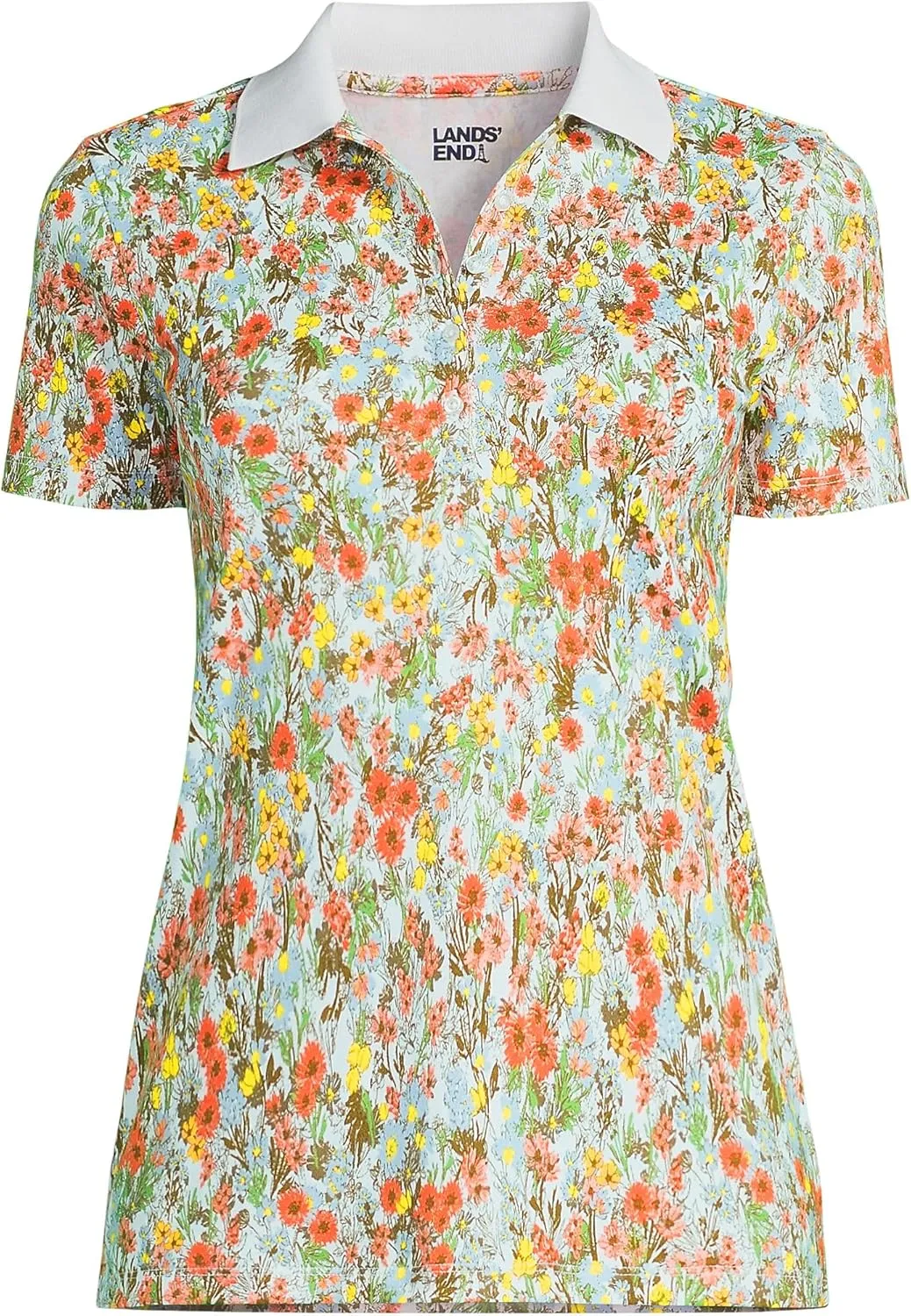 Lands' End Women's American-Grown Supima Cotton Polo Shirt